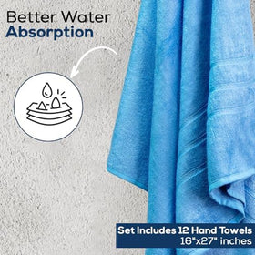 SIMPLI-MAGIC hand towels ideal for salon use with professional-looking, plush feel.
