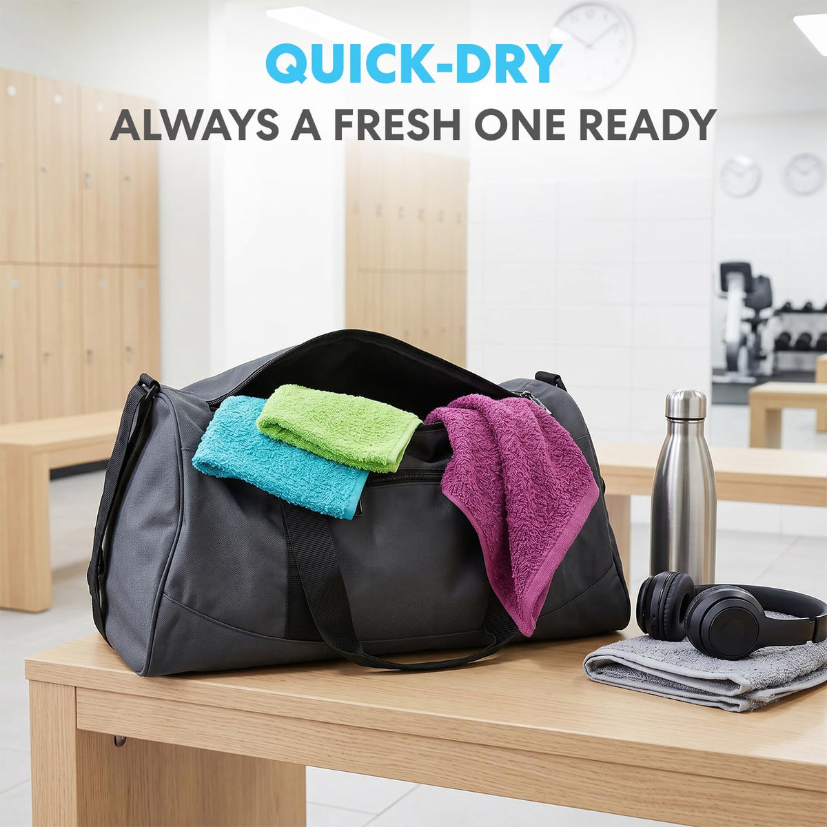 SIMPLI-MAGIC perfect for gym, salon, or Airbnb with easy machine-washable care.