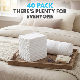 SIMPLI-MAGIC Washcloths suited for bathroom, gym, and kitchen tasks.