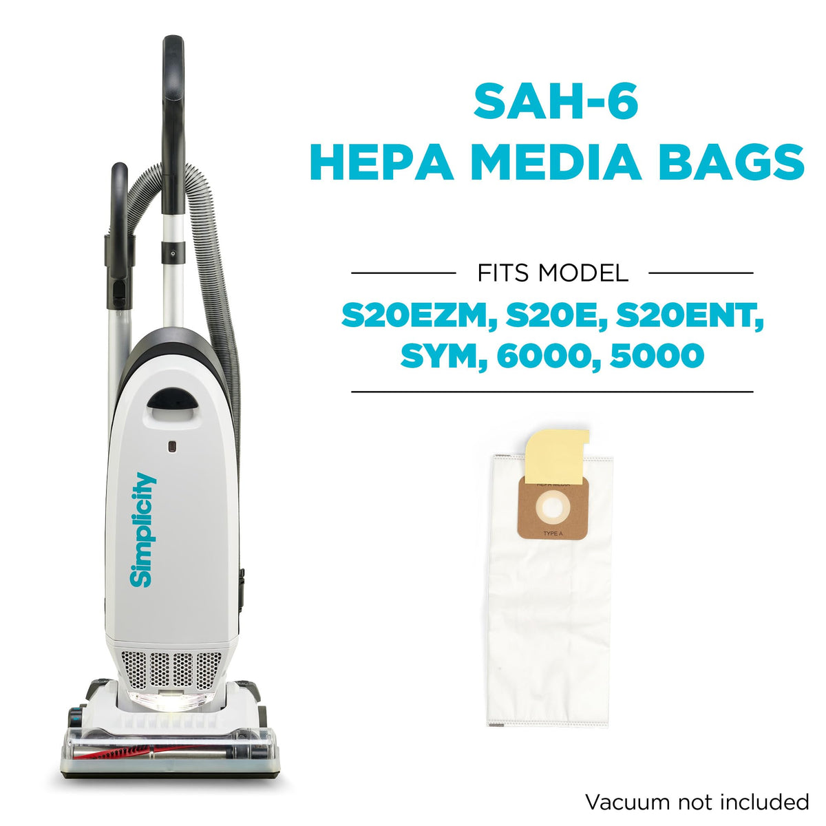 Simplicity SAH-6 compatibility with S20 series vacuums