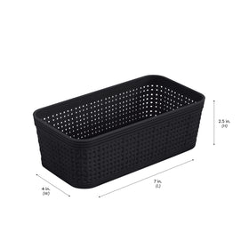 Simplify 10-piece organizing set durable plastic construction withstands daily use.