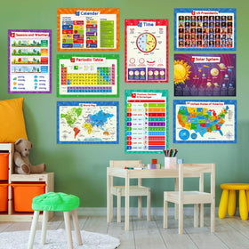 Simply Magic 32 posters solar system for space science curiosity and visual learning