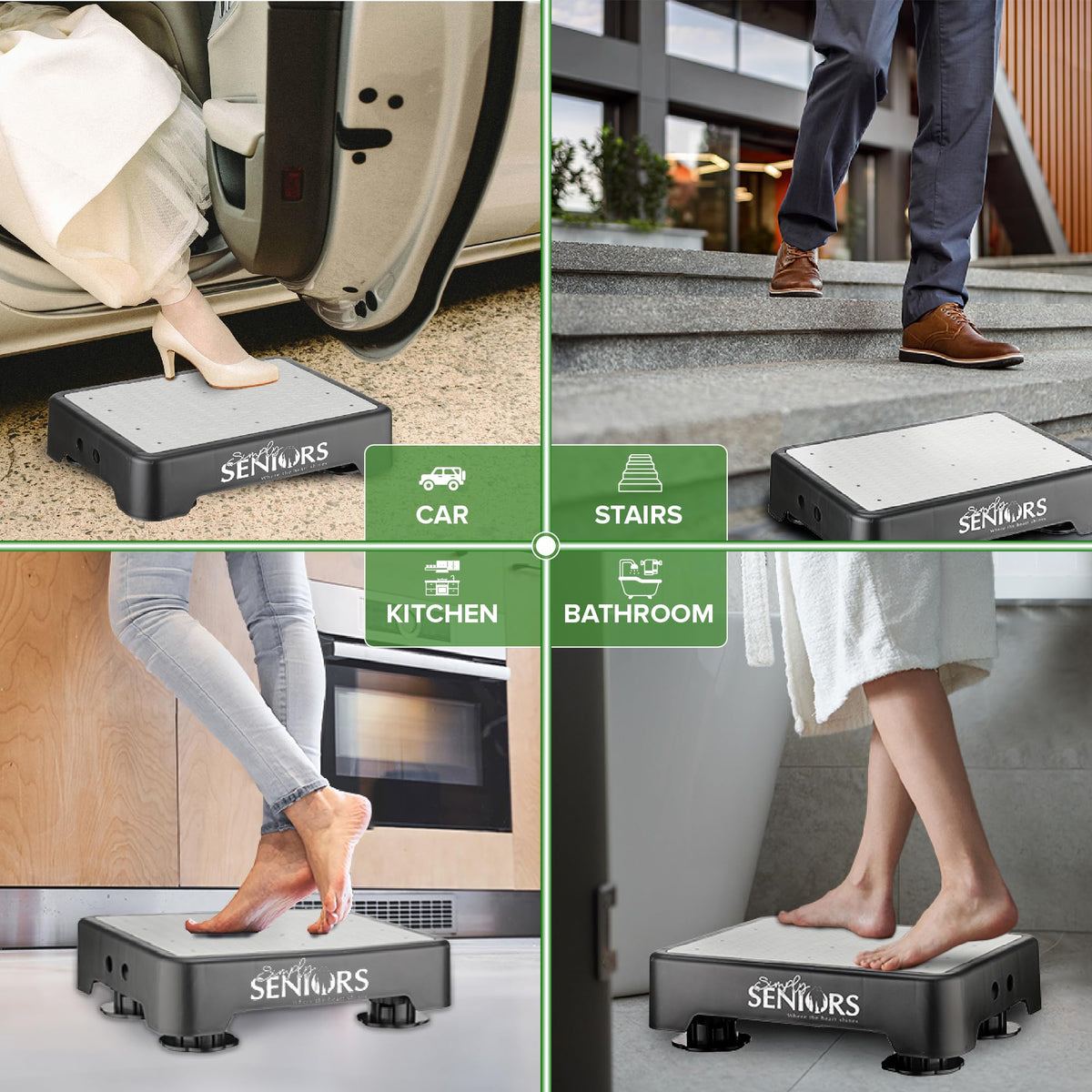 Simply Seniors kitchen and bathroom stool supports everyday tasks with confidence