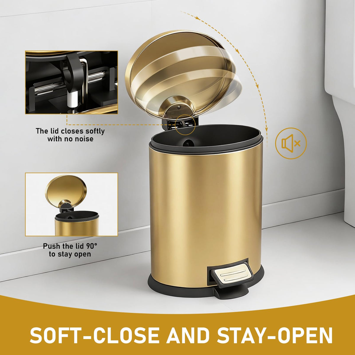 Compact oval design of SIMPLYKLEEN saves space in tight rooms
