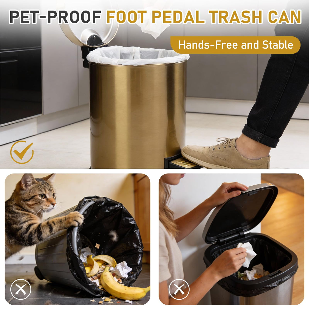 Portable handle on SIMPLYKLEEN makes moving for emptying simple