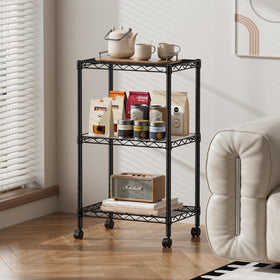 SINGAYE 3 small shelves close-up of rust-proof coating supports durable bathroom use.