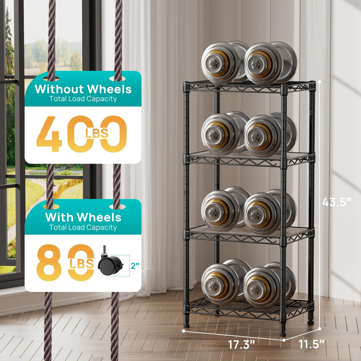 SINGAYE unit fits tight kitchen corners for efficient storage.