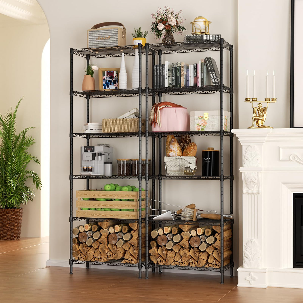 SINGAYE adjustable shelf height option for versatile layouts