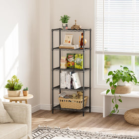 SINGAYE adjustable shelves provide flexible storage height to fit varying items.