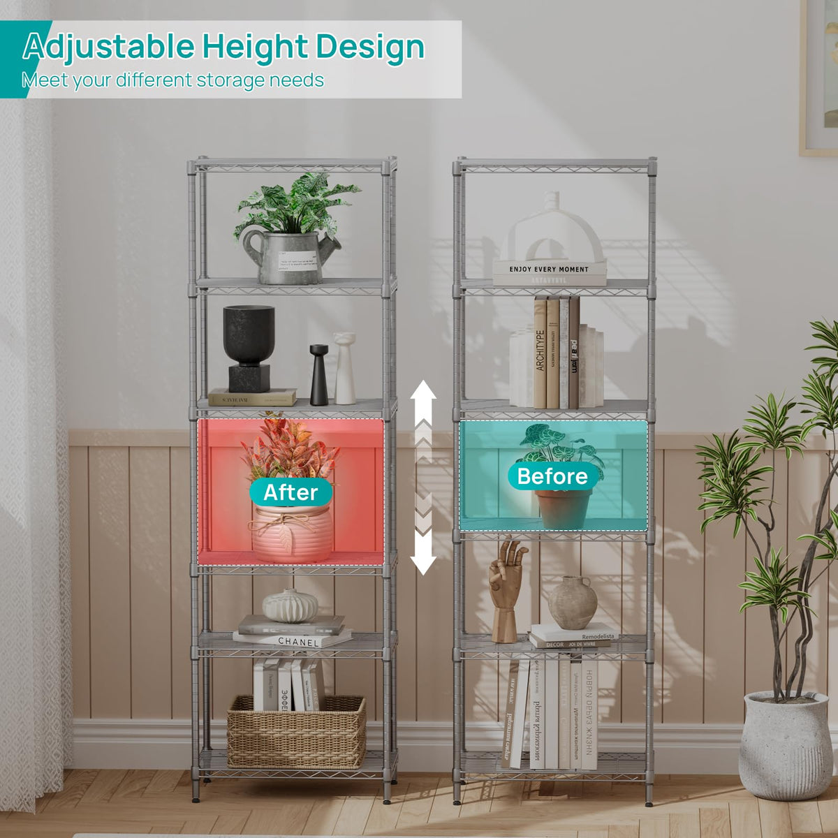 SINGAYE carbon steel frame ensures durable, long-lasting storage.