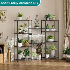 SINGAYE closet-storage rack keeps folded clothes organized.
