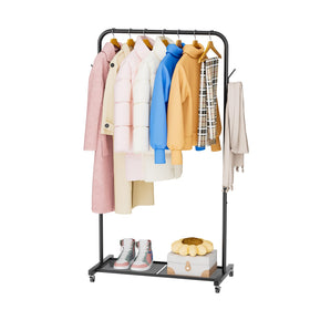 SINGAYE clothes rack full-height frame shown for spacious garment drying and organization