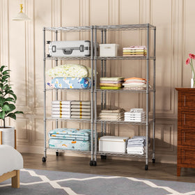 SINGAYE 14D x 24W x 61.5H dimensions maximize storage space.