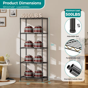 SINGAYE laundry-shelf keeps detergents and cleaners within reach.