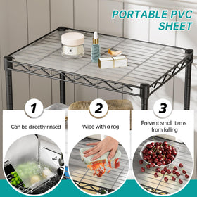 SINGAYE laundry room shelf maximizes vertical space and keeps detergents organized.