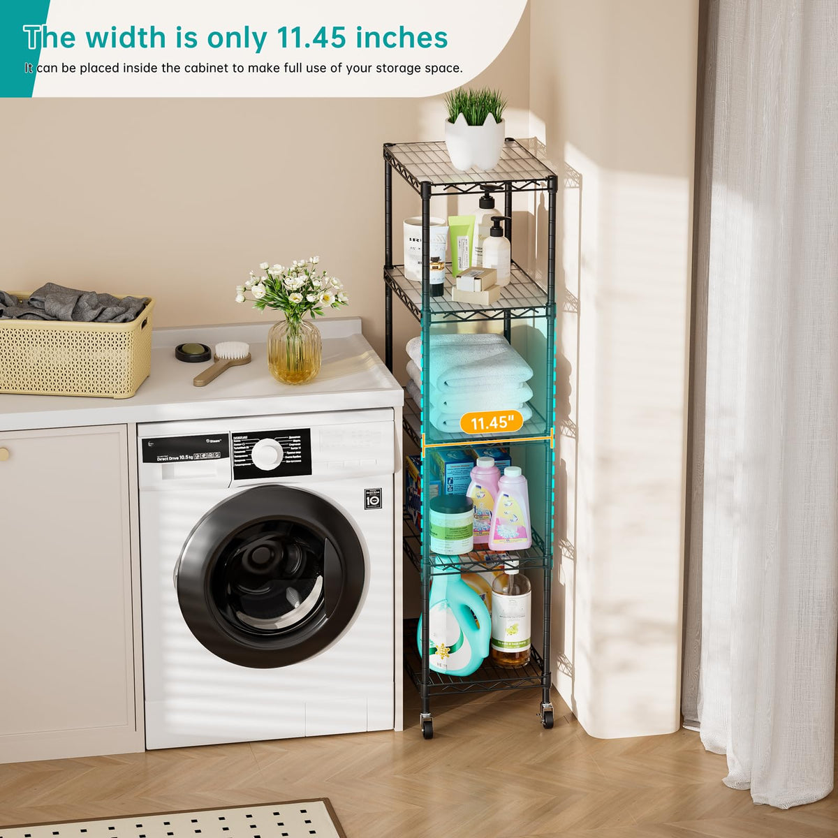 SINGAYE multipurpose storage solution adapts to closets, bathrooms, and offices.