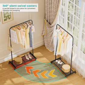 SINGAYE portable closet rack ready for quick setup in small spaces