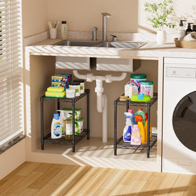 SINGAYE bathroom storage shelf helps keep essentials within easy reach