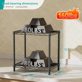 SINGAYE edge-downward shelf design allows storing taller items safely