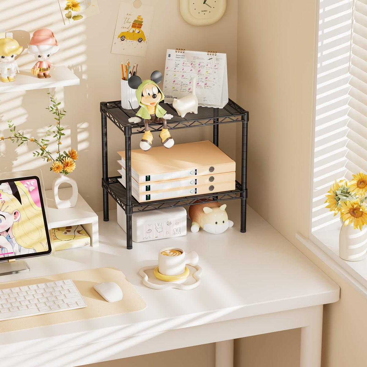 SINGAYE shelf assembly example shows quick setup for organized spaces