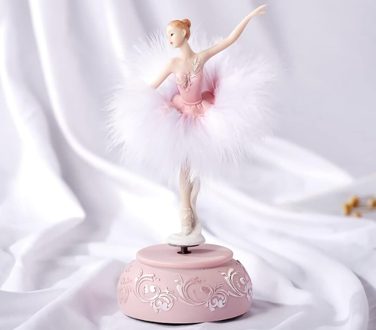 Ideal collectible gift for daughters or granddaughters, blending art with gentle music.
