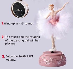 Pink flower-pattern base adds charm to shelves, mantles, or desks.