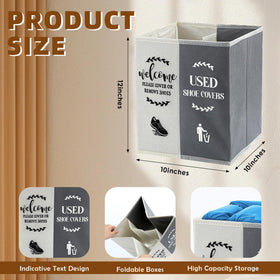 Singhoow foldable storage bin shown beside door for portable organization.