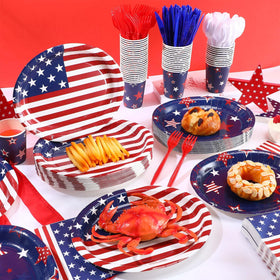 Singhoow patriotic cups 9 oz, easy beverage service