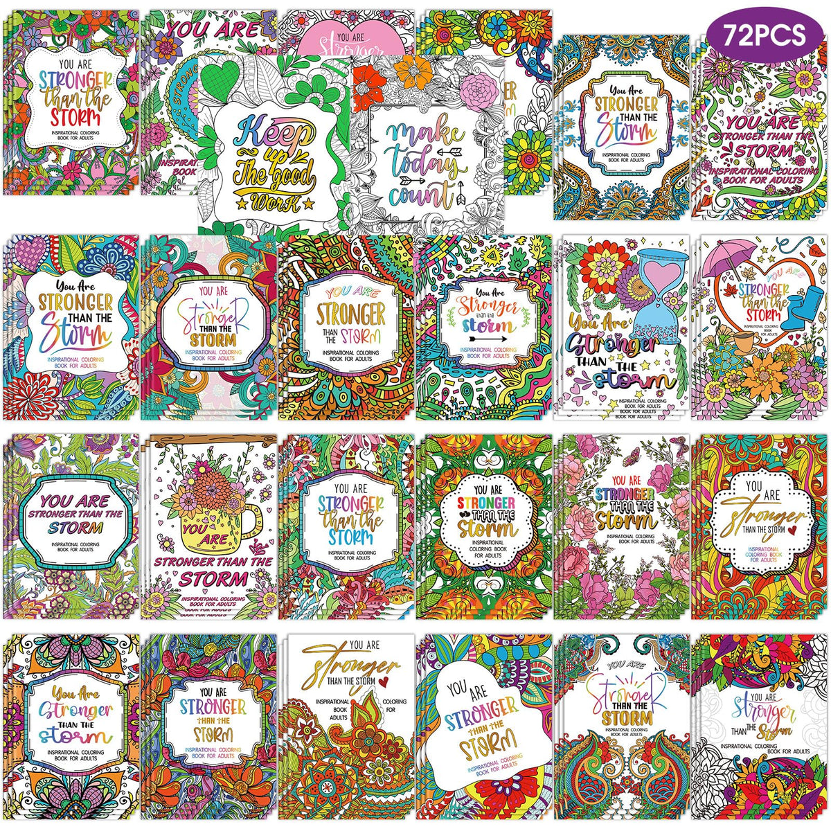 Sinload motivation coloring book pack cover image, ideal for gifting and events.