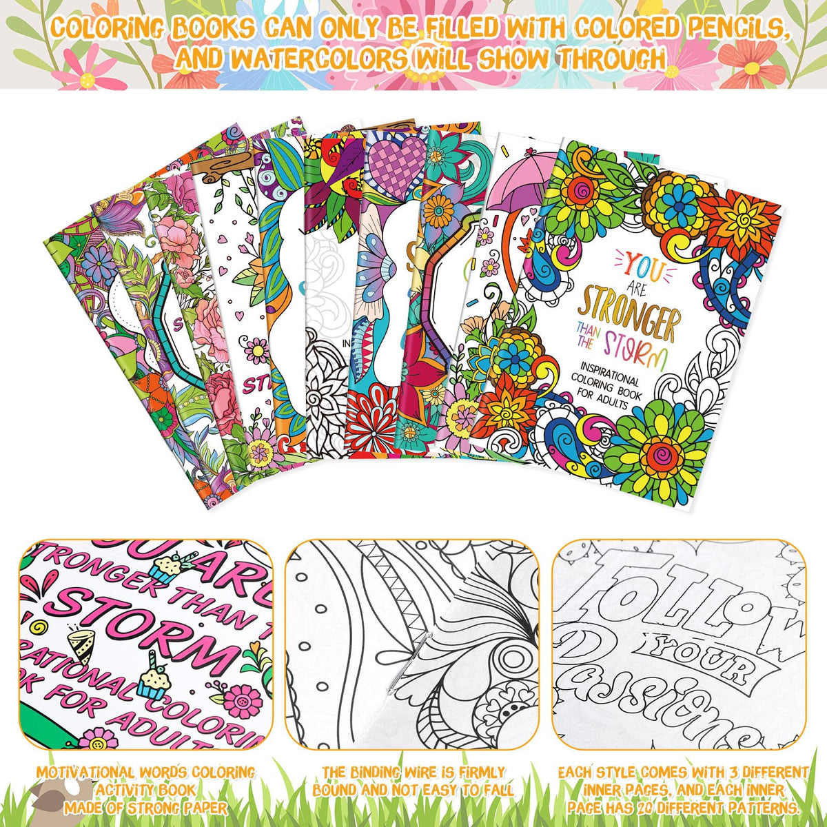 Party favor packaging shows ready-to-share motivation themed activity for guests.