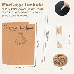 Sinload heart wooden clips to hold cards and add a cute decorative touch.