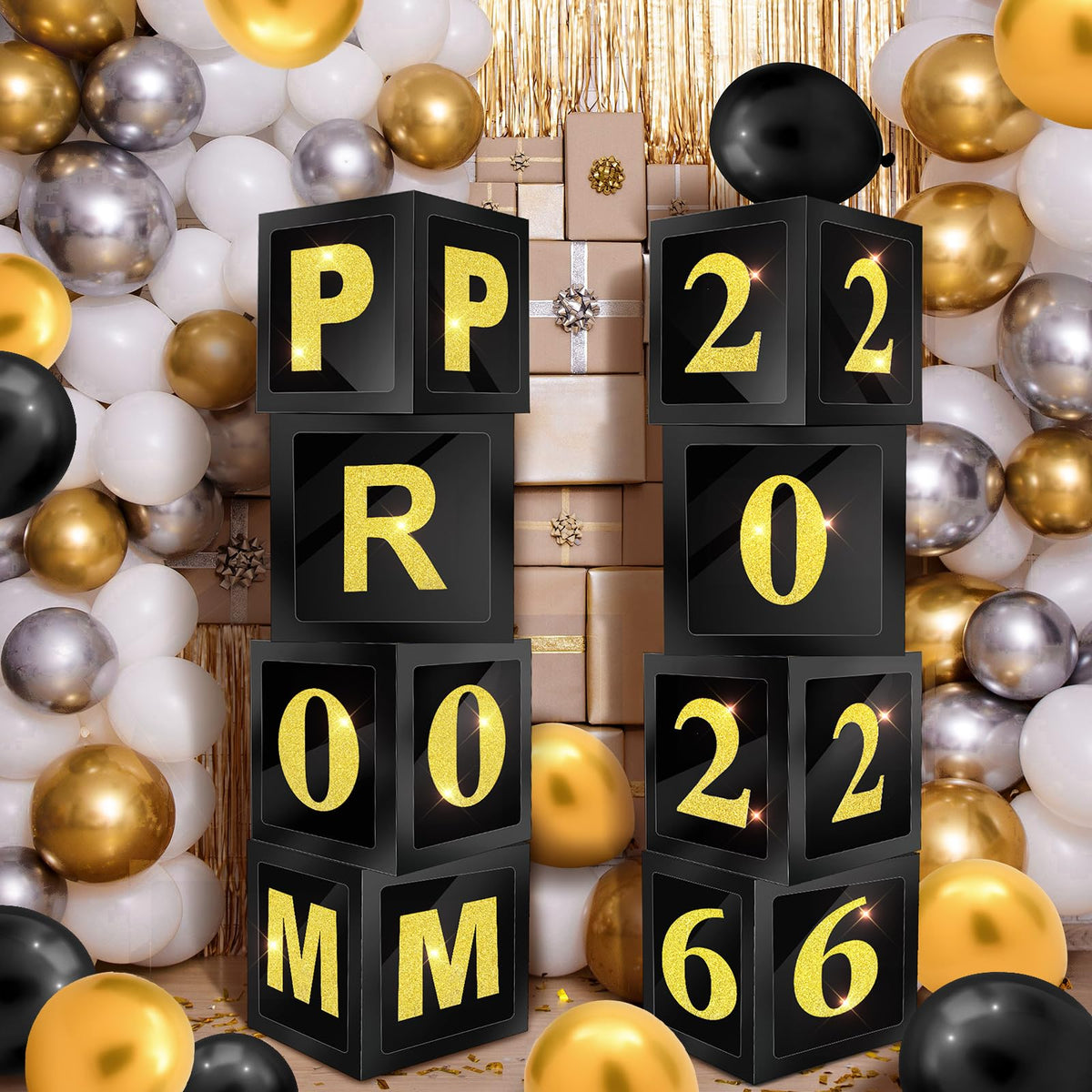 Sinmoe 2026 prom letters cardboard display enhances party visuals.