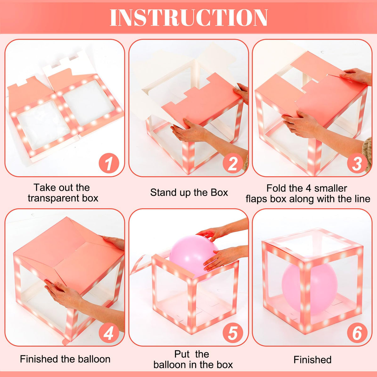 Sinmoe border-lighting photo prop enhances party decor and guest selfies.
