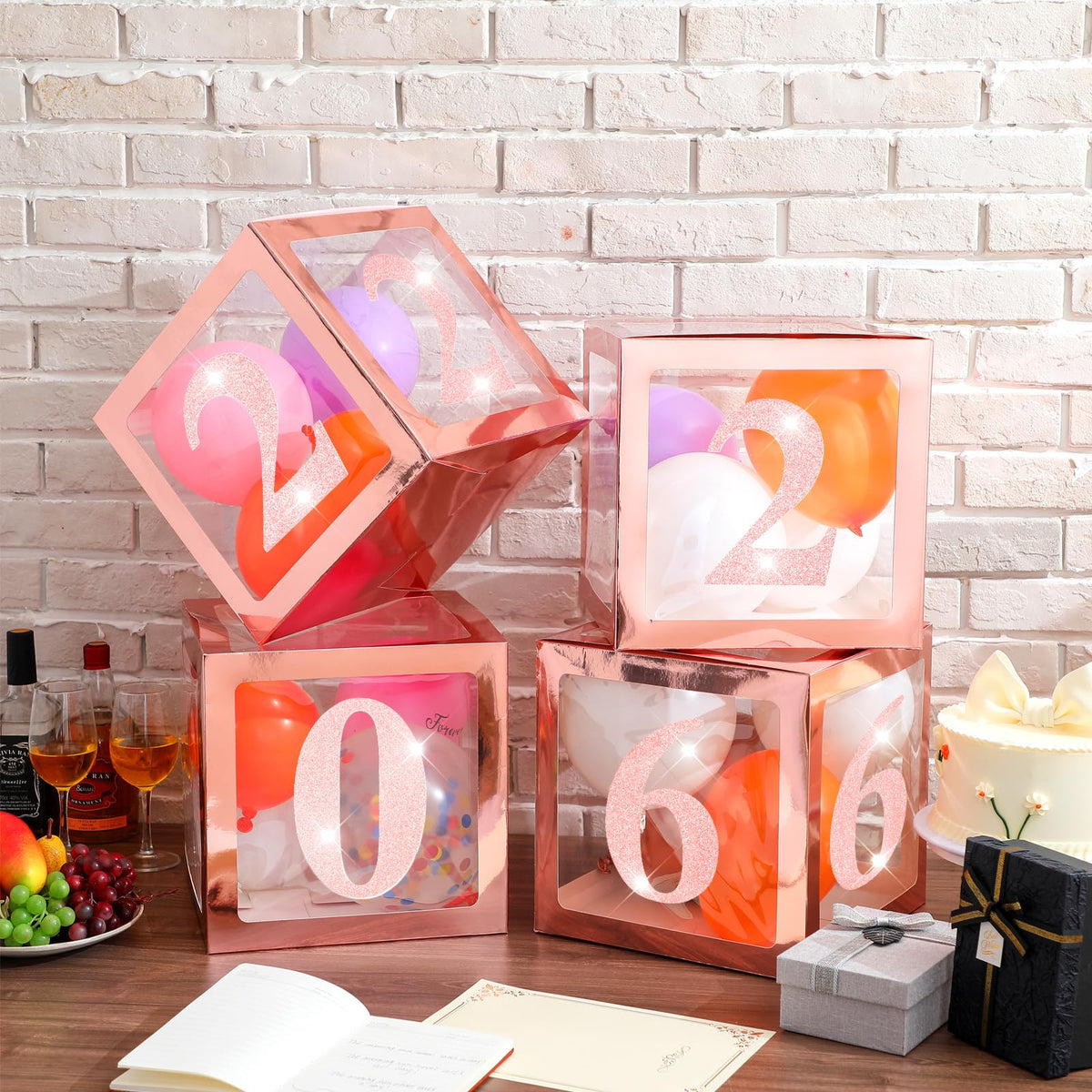 Sinmoe pink prom box open reveals a cube-ready setup.
