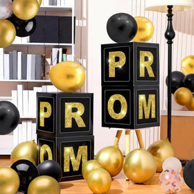 Sinmoe prom decorations measure 12 inches for prominent display.
