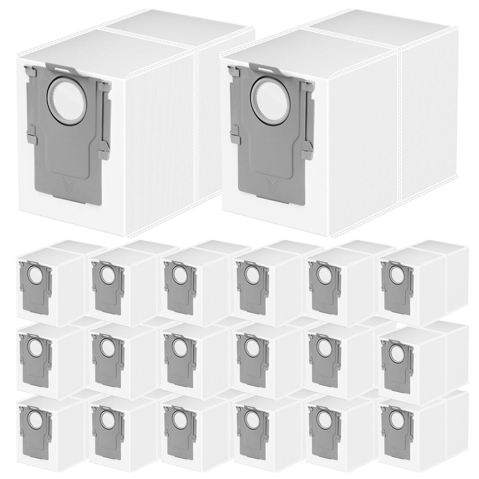 Sinnya 20-pack dust bags for Robovac compatibility with precise fit.