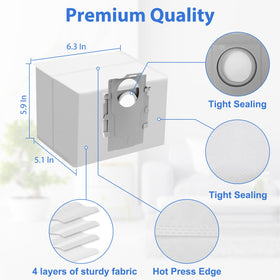 Sinnya easy-install dust bag; no tools needed for fast replacement.