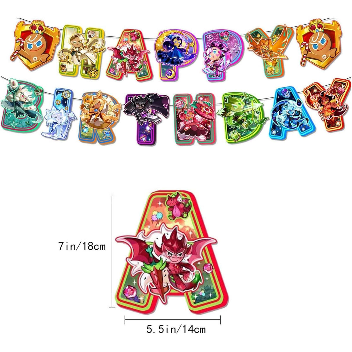Sinrier Cookie Run Kingdom cupcake toppers decorate treats with cute scenes.