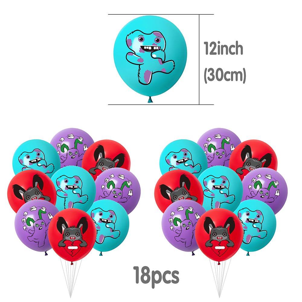 Sinrier Tooth Monster cupcake toppers dress up treats with cute characters