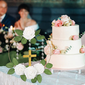 Sintuff versatile centerpiece kit suitable for baptisms and celebrations.