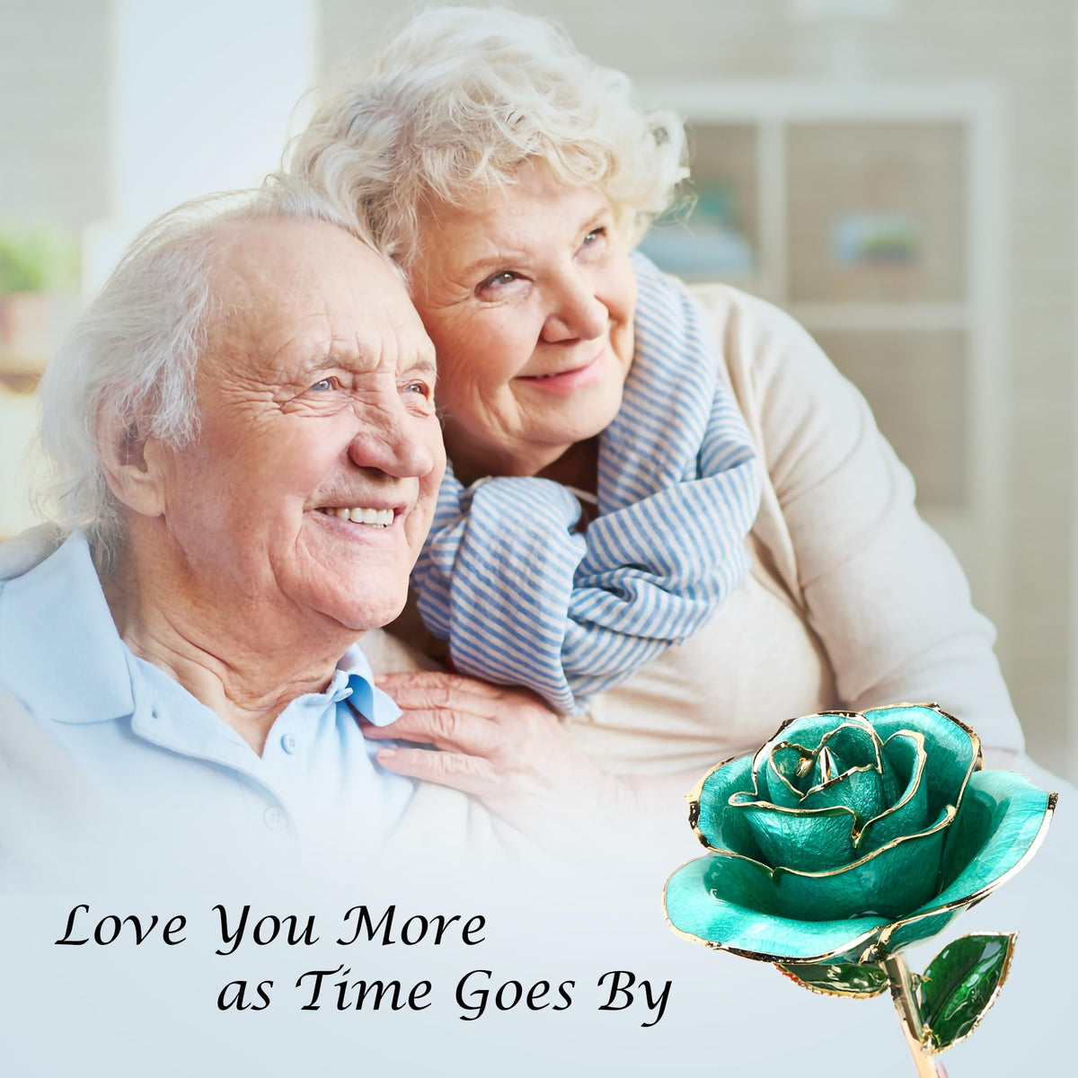 Valentine's Day gift Sinvitron 24K gold rose for romance