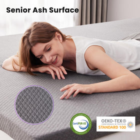SINWEEK anti-slip backing prevents shifting for a stable sleep surface.