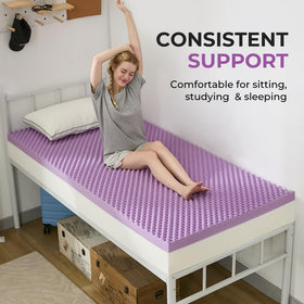 SINWEEK cooling gel-infused foam topper for cooler sleep