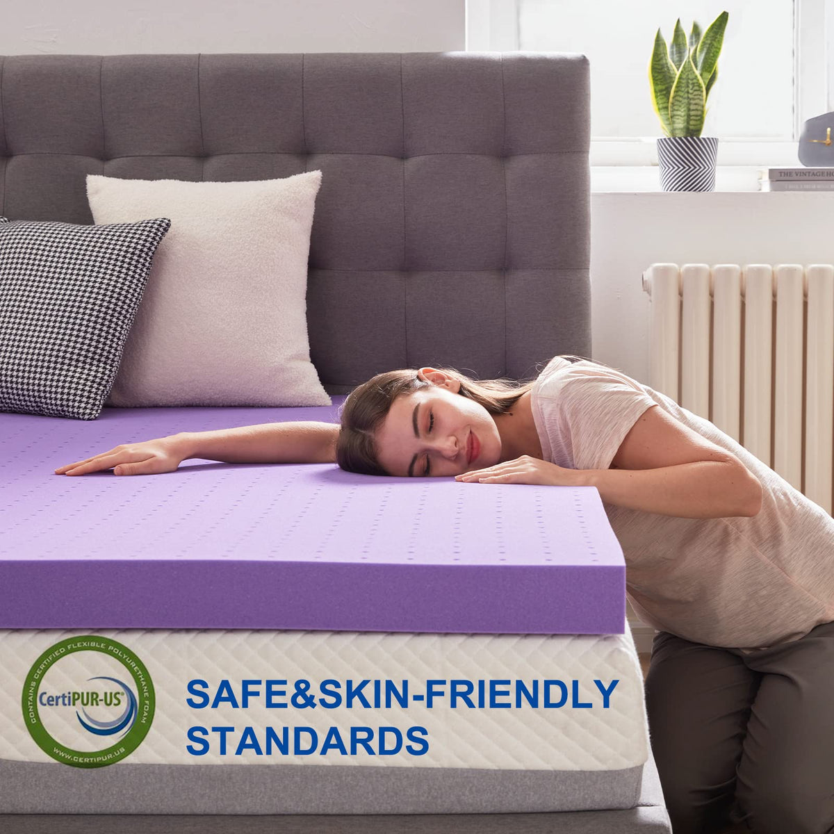 SINWEEK memory foam expands after unpacking to full loft and comfort.