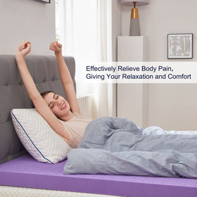 SINWEEK memory foam expands after unpacking to full loft and comfort.