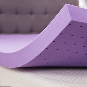 SINWEEK gel memory foam topper on twin-xl bed for contouring comfort and pressure relief.