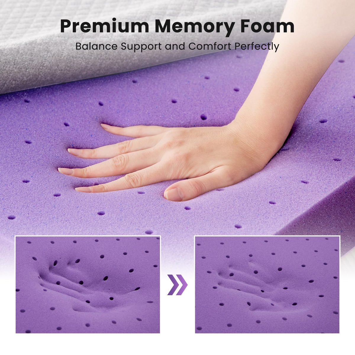 SINWEEK OEKO-TEX certified cover shown with breathable fabric.