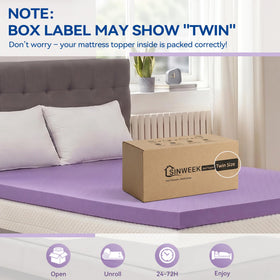 SINWEEK soft foam surface adds comfort while supporting body alignment.