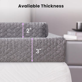 SINWEEK topper on existing mattress illustrates convenient upgrade and setup.