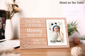 Sioial frame highlights cotton twine heart design for a rustic touch.